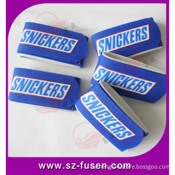 Made in China Blue Nylon Wristbands Velcro
